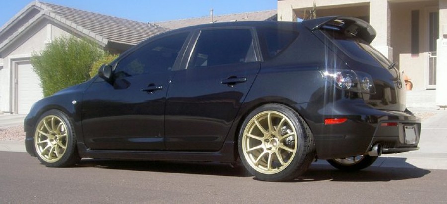 Mazda 3 Räder Rota G-force R18 9J ET30 245/35 Madvillian's Mazdaspeed3 