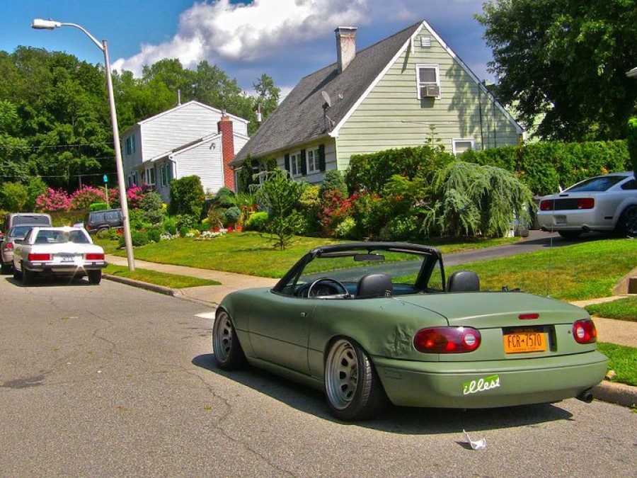 Mazda MX-5 Miata NA Räder Diamond Racing Steelies R16 8J 215/40