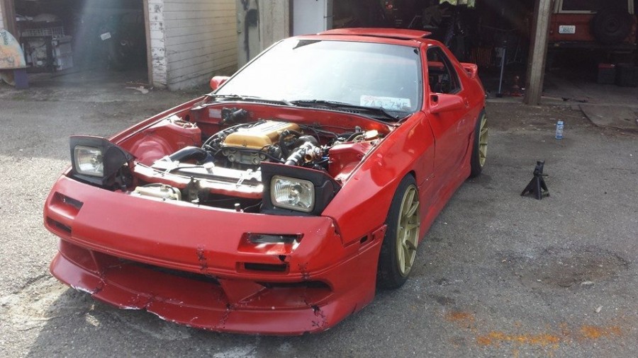 Mazda RX-7 FC Räder XXR 527 R17 8.5J ET20 215/45 10J 235/45