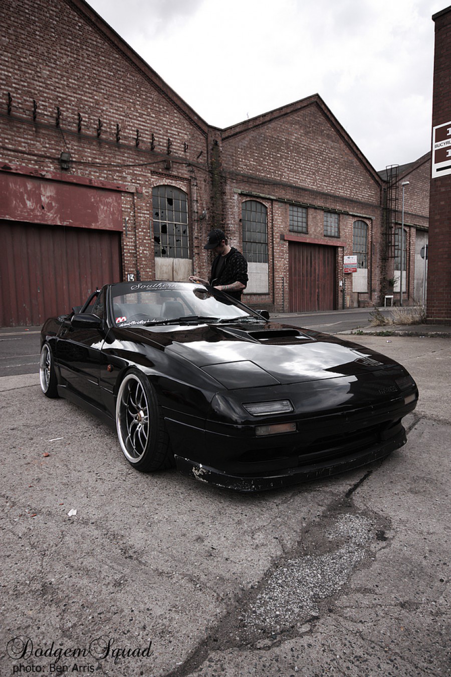 Mazda RX-7 FC Räder Work Meister S2R R18 10J ET15 225/40 convertible 