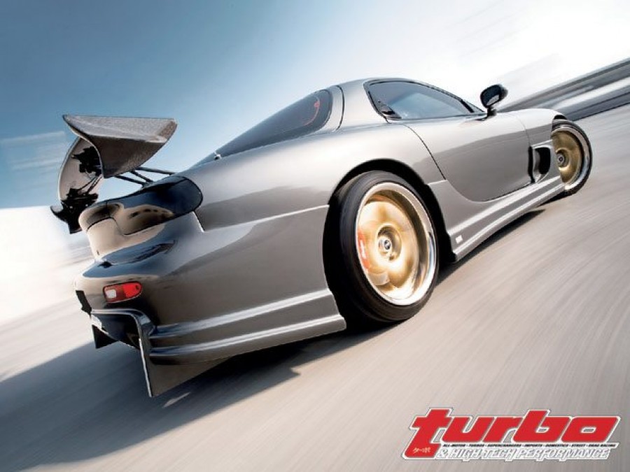 Mazda RX-7 FD Räder Rays Gram Lights 57 Pro R18 8.5J ET43 245/40 9J 255/40