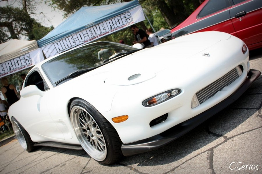 Mazda RX-7 FD Räder Varrstoen ES 1.1.1 R18 9.5J ET12 225/40 10.5J ET15 255/35