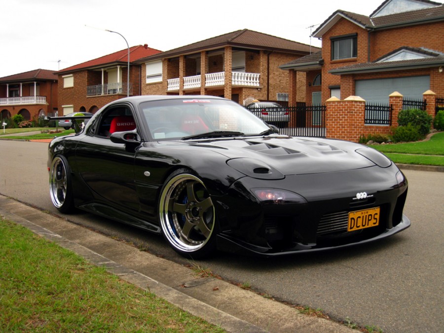 Mazda RX-7 FD Räder SSR Professor SP1 R19 9.5J ET18 225/35 11J ET11 245/35