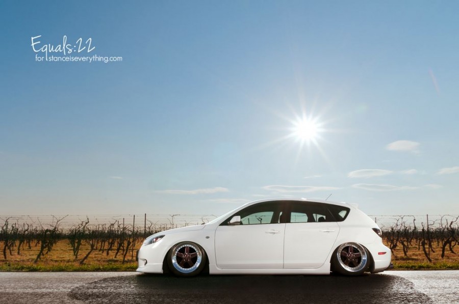 Mazda 3 1. Generation Räder Work Equip 05 R17 8J 9J