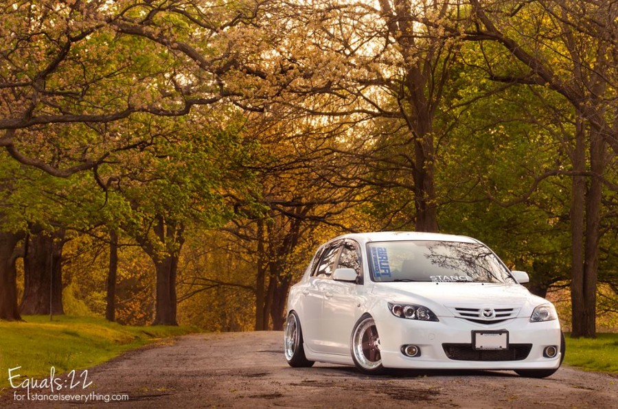 Mazda 3 1. Generation Räder Work Equip 05 R17 8J 9J