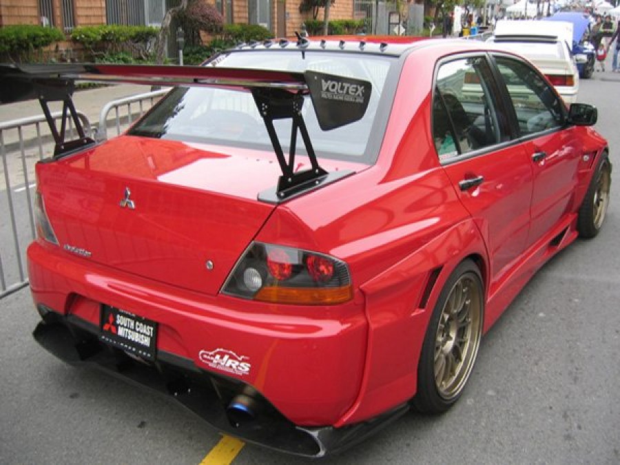 Mitsubishi Lancer Evolution IX Räder Rays Volk Racing SE37K R18 10.5J ET15 265/35