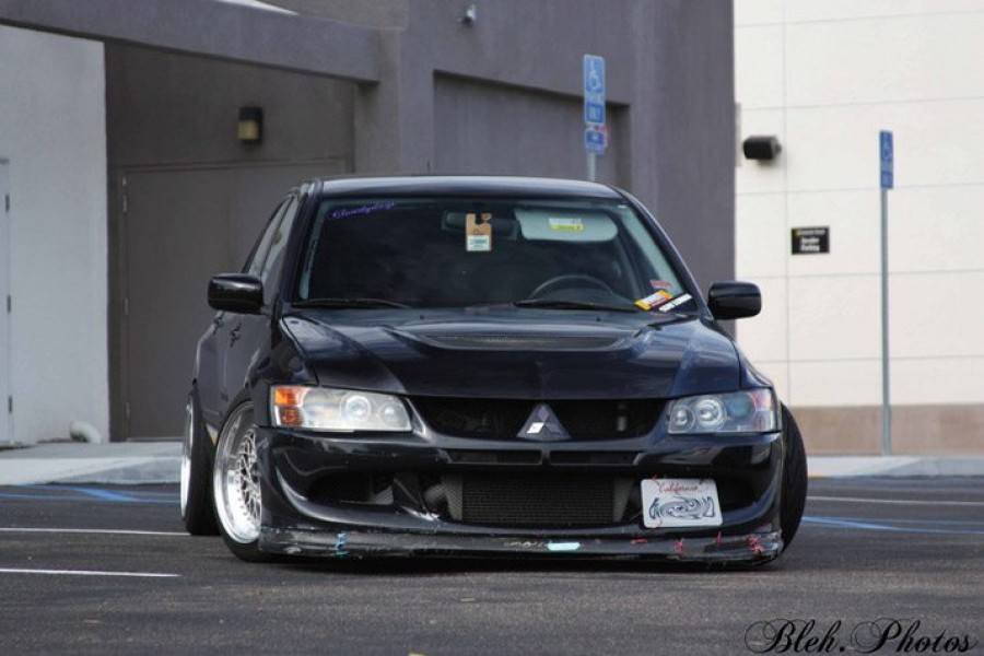 Mitsubishi Lancer Evolution IX Räder BBS RS R17 10J ET15 245/40