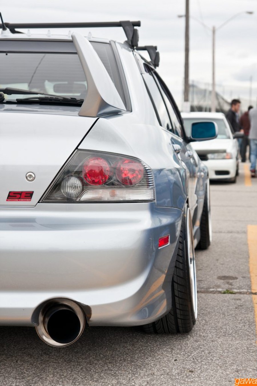 Mitsubishi Lancer Evolution IX Räder BBS LM R18 9J ET5 215/35