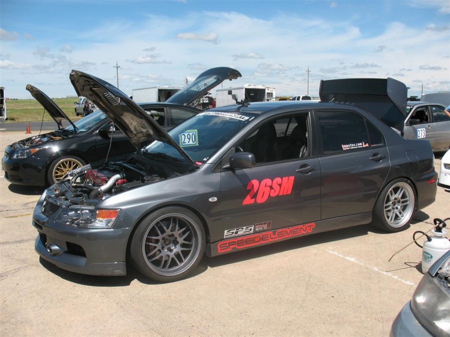 Mitsubishi Lancer Evolution IX Räder CCW SP16R R18 11J ET10 285/30 Enkei RPF1 10J ET33