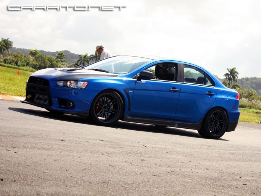 Mitsubishi Lancer Evolution X Räder AME Tracer TM-02 R19 10.5J ET22 285/30