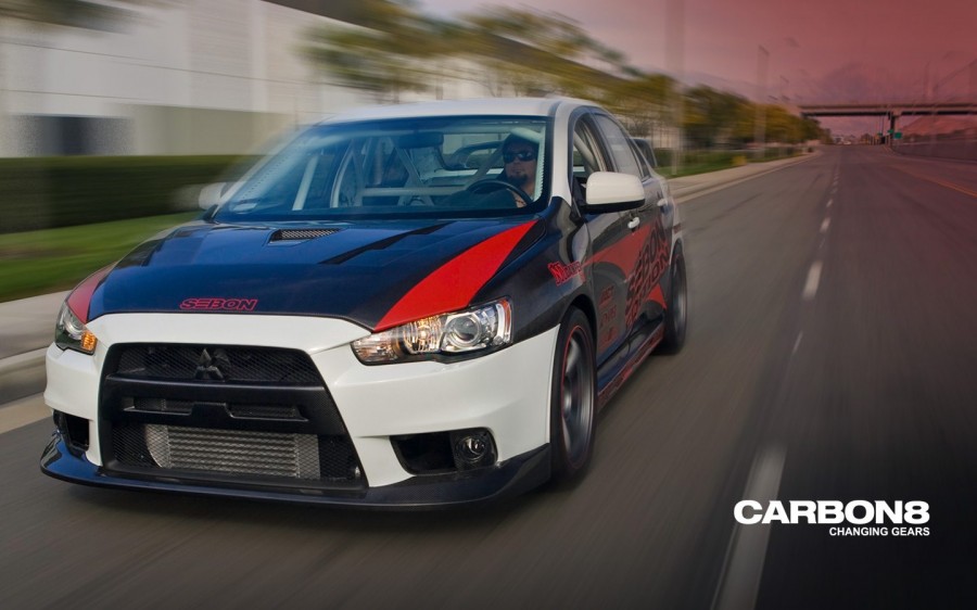 Mitsubishi Lancer Evolution X Räder Rays Volk Racing TE37 R18 9.5J ET22 275/35