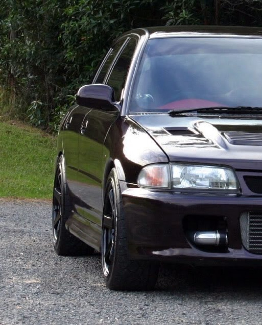 Mitsubishi Lancer Evolution I Räder Koya Drift Tek R17 8J ET34 215/45