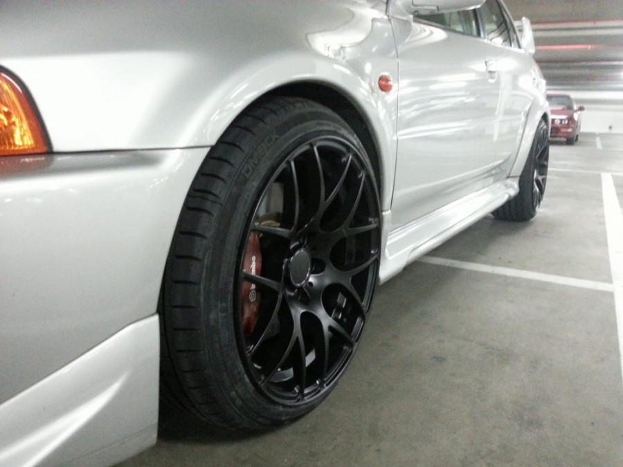 Mitsubishi Lancer Evolution V Räder Koya RE TEK R18 9.5J ET20 225/40