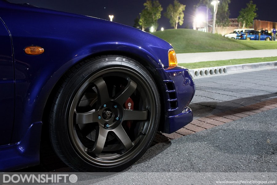 Mitsubishi Lancer Evolution VI Räder Rota Grid R18 9.5J ET20 235/40