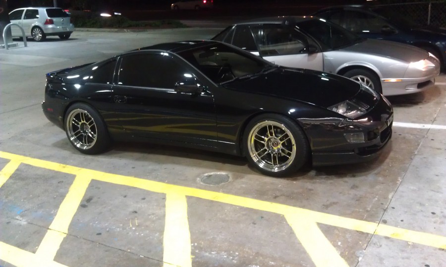 Nissan 300ZX Räder Enkei RPF1 R18 9.5J ET15 245/40 10.5J 245/45