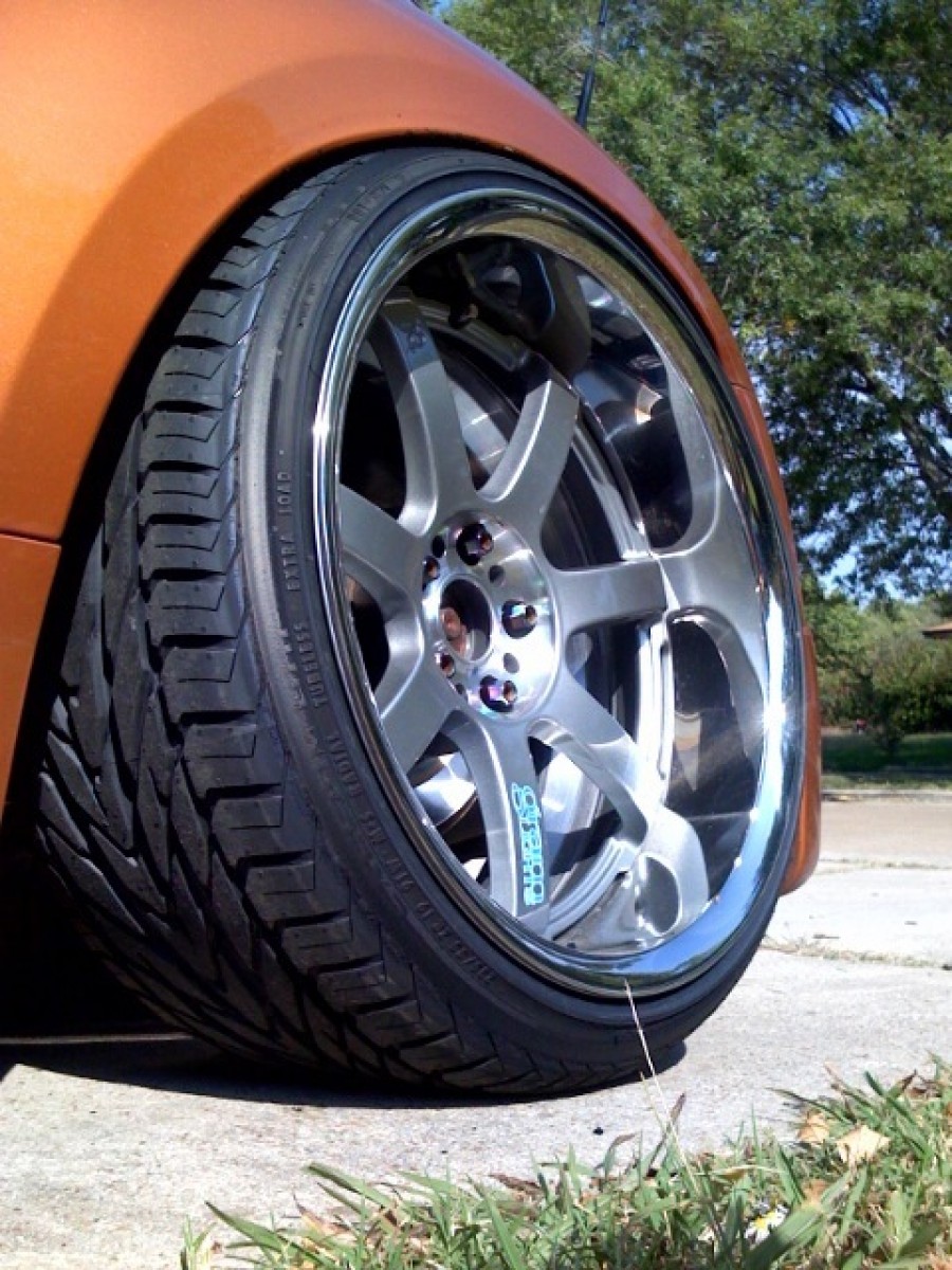 Nissan 350Z Räder Rays Gram Light 57S Pro R19 9.5J 225/35 10J ET-25 235/35