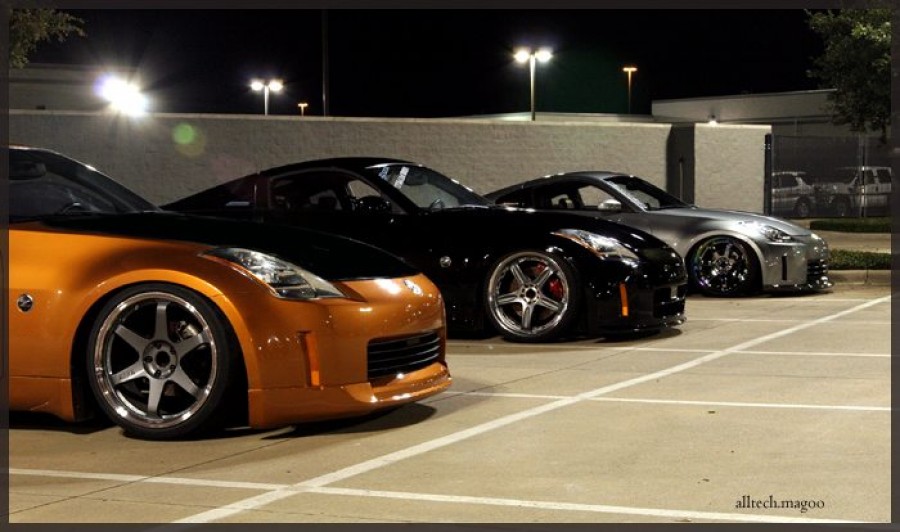 Nissan 350Z Räder Rays Volk Racing TE37SL R19 9.5J ET22 255/35 10.5J 285/35