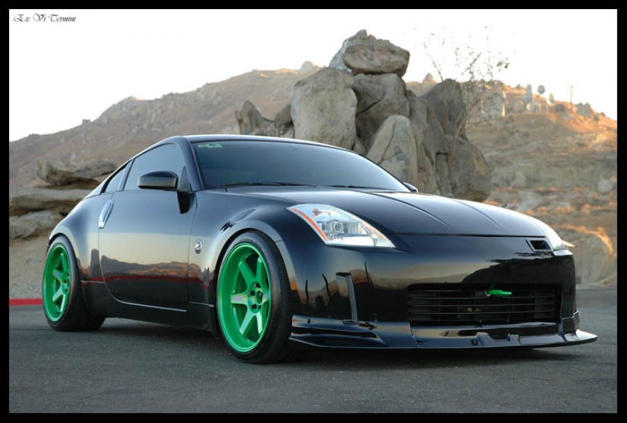 Nissan 350Z Räder Rays Volk Racing TE37 R19 9.5J ET12 245/35 10.5J 275/35