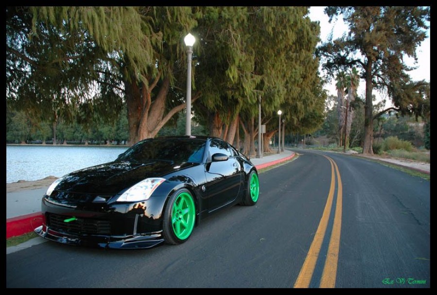 Nissan 350Z Räder Rays Volk Racing TE37 R19 9.5J ET12 245/35 10.5J 275/35
