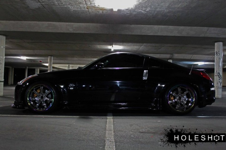 Nissan 350Z Räder Rays Gram Light 57S Pro R19 9J ET-7 235/35 10J ET-5 245/35