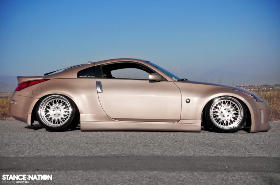 Nissan 350Z Räder VIP Modular VX110 R18 10.5J ET-16 235/35 12J ET-6 245/35