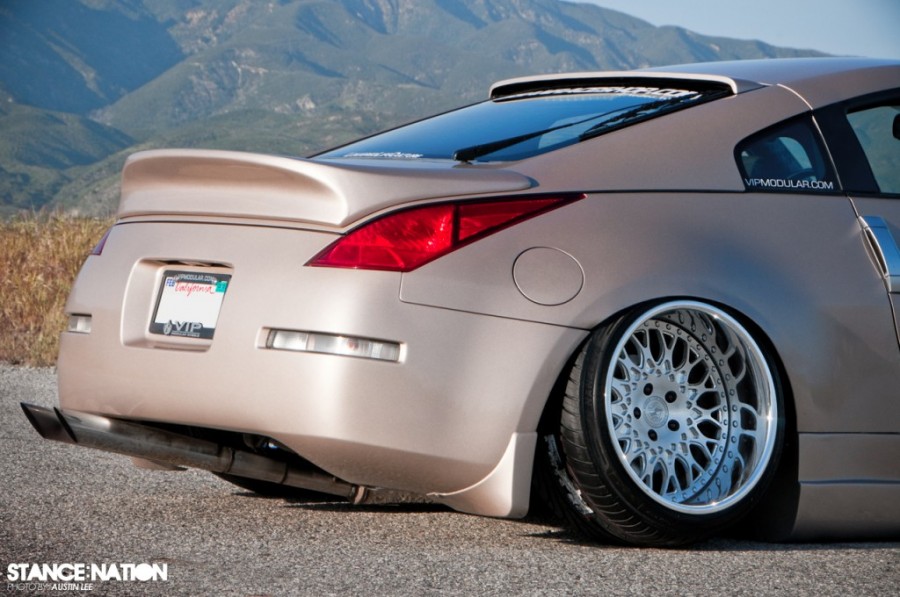 Nissan 350Z Räder VIP Modular VX110 R18 10.5J ET-16 235/35 12J ET-6 245/35