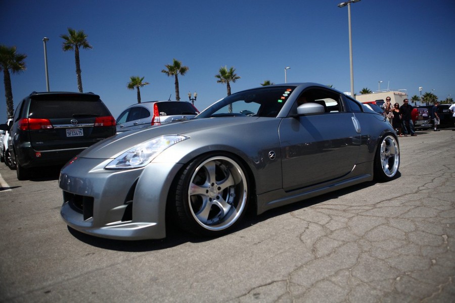 Nissan 350Z Räder AME Shallen CX R19 9.5J ET16 235/35 10J ET-5 265/30