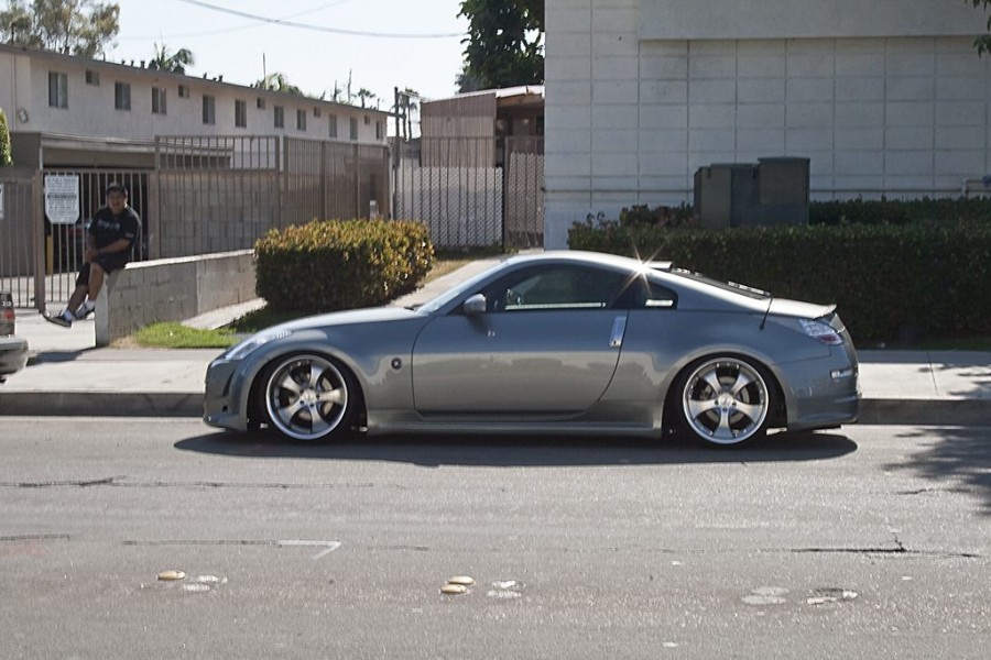 Nissan 350Z Räder AME Shallen CX R19 9.5J ET16 235/35 10J ET-5 265/30