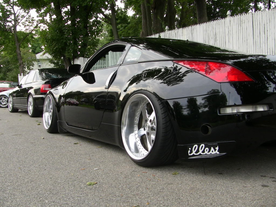 Nissan 350Z Räder Work Equip 05 R19 10J ET20 235/35 11J ET-5 255/35