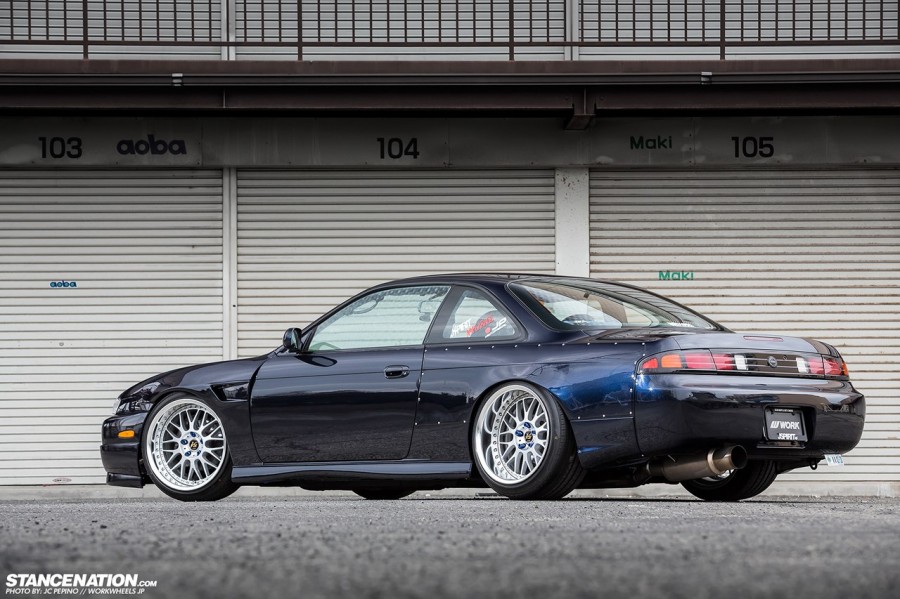 Nissan Silvia S14 Räder Work VS-XX R18