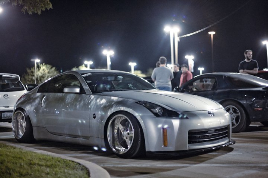 Nissan 350Z Räder Work Equip 05 R18 11J 235/40 12J 265/40