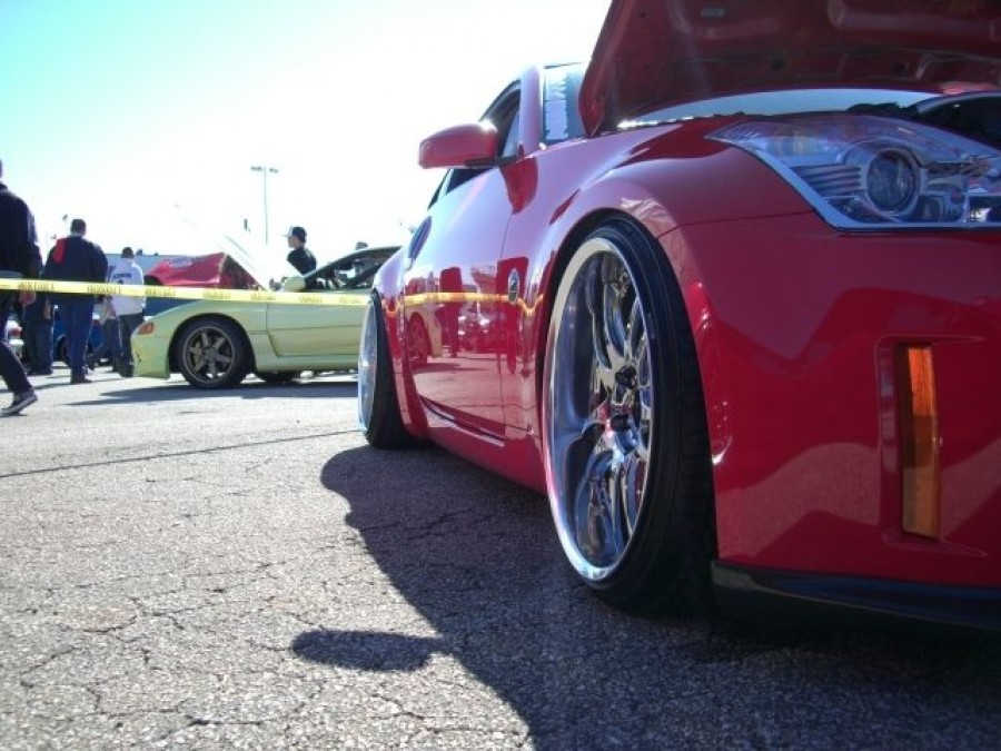 Nissan 350Z Räder Rays Volk Racing GT-V R19 9.5J ET4 215/35 10.5J ET-15 235/35