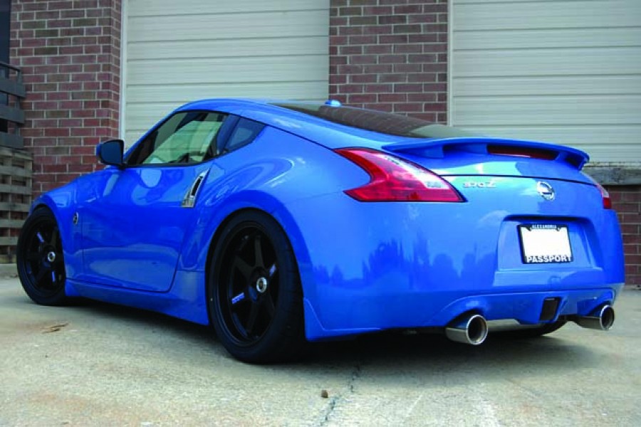 Nissan 370Z Räder Rays Volk Racing TE37 R19 9.5J ET22 265/35 10.5J ET12 305/30