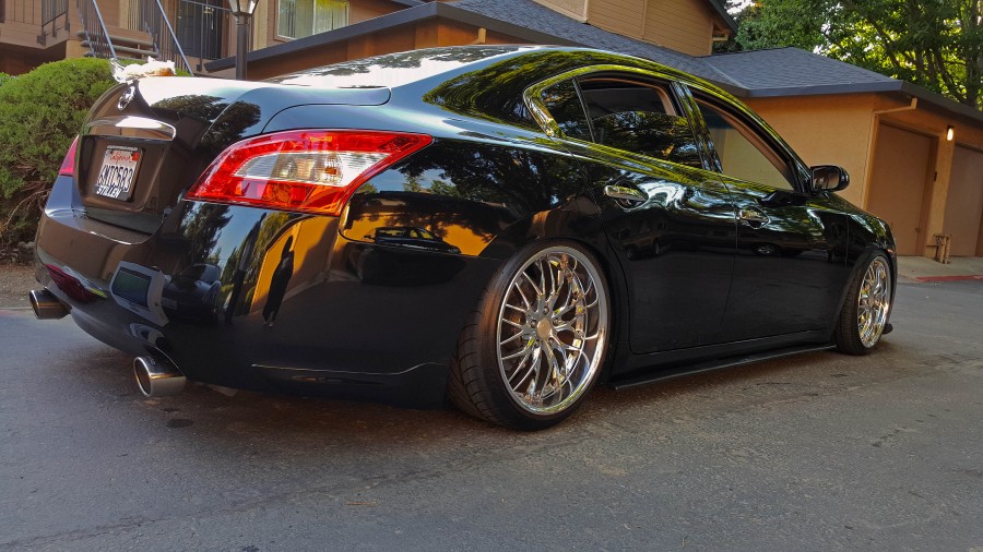 Nissan Maxima A35 Räder MRR GT1 R19 8.5J ET35 225/40 9.5J ET45 245/35