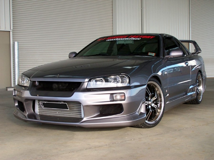 Nissan Skyline R34 rines Konig Wheels Unknown 19″ 8J ET40 235/35 9.5J 275/30 coupe 