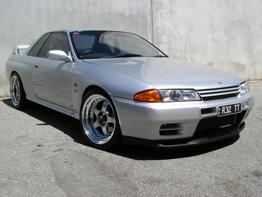 Nissan Skyline R32 rines Work Meister S1 3P 18″ 9.5J ET13 265/35 GTR 
