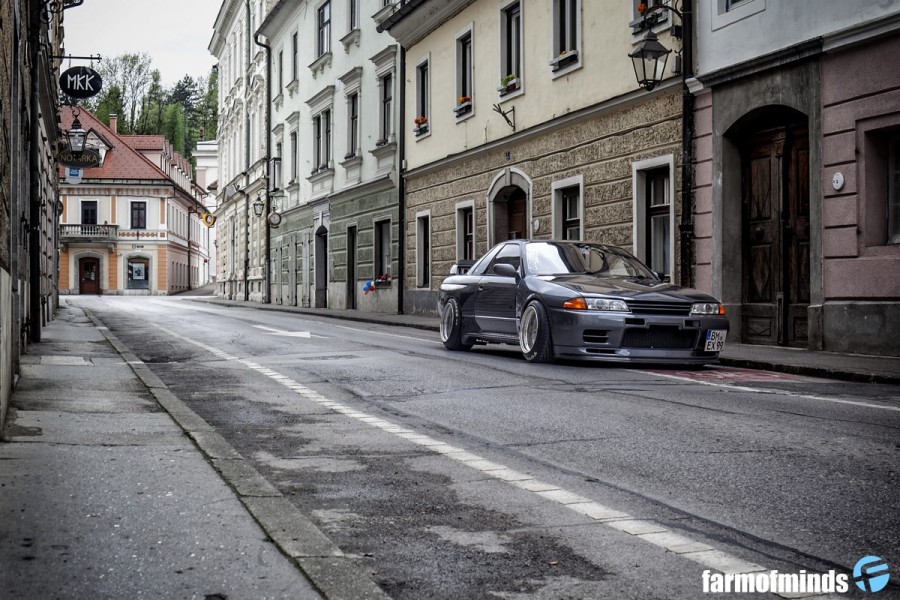 Nissan Skyline R32 rines BBS RS 16″ 12J ET8 245/45 ET-5 GTR 