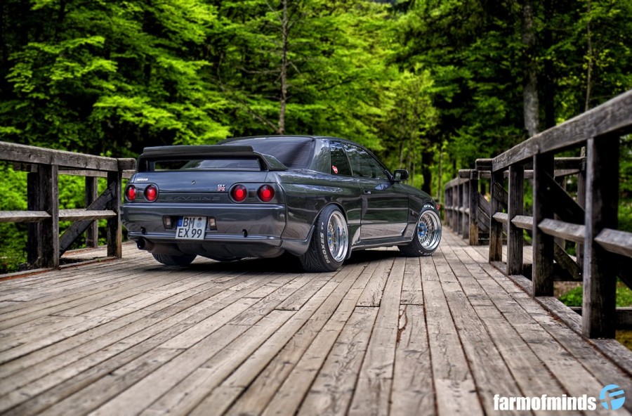 Nissan Skyline R32 rines BBS RS 16″ 12J ET8 245/45 ET-5 GTR 