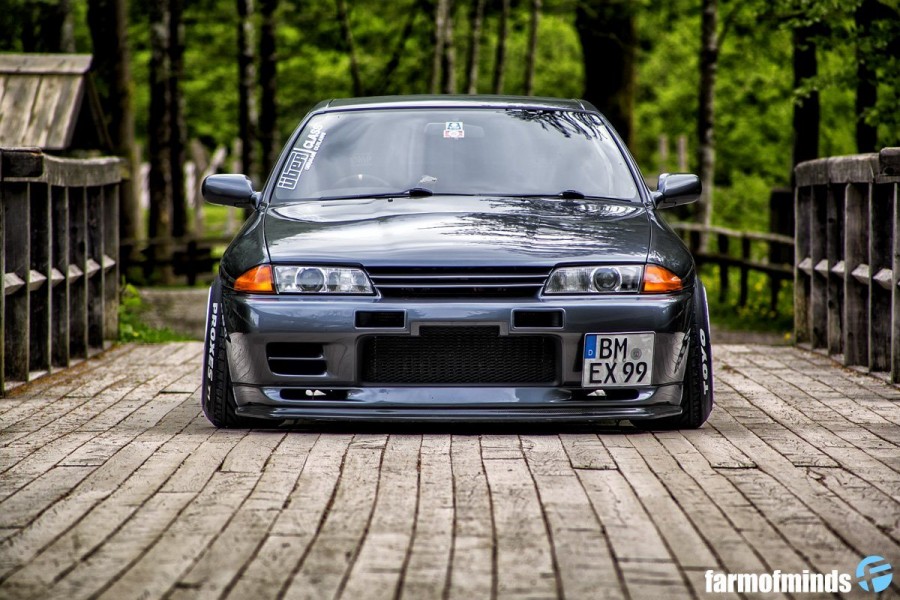 Nissan Skyline R32 rines BBS RS 16″ 12J ET8 245/45 ET-5 GTR 