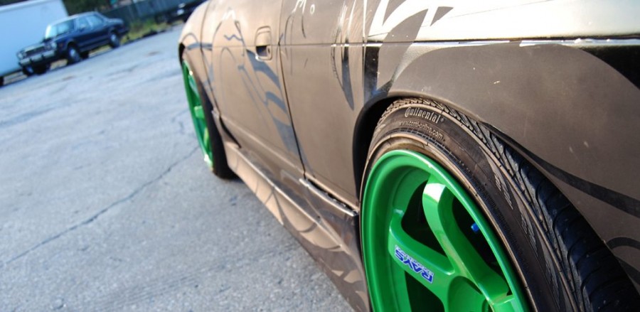 Nissan 180SX/200SX/240SX rines Rays Volk Racing TE37 18″ 9.5J ET12 235/40 10.5J ET15 245/40
