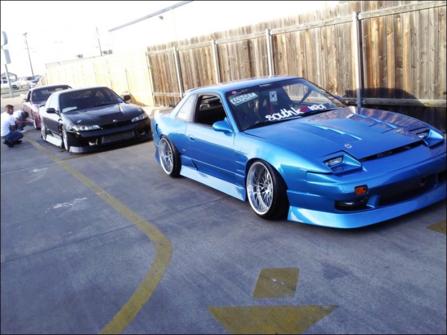 Nissan Silvia S13 rines Work Bersaglio Mesh 18″ 10J ET-30 225/35 12J ET-17 265/35
