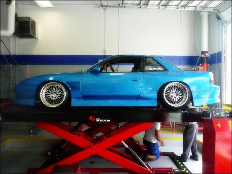 Nissan Silvia S13 rines Work Bersaglio Mesh 18″ 10J ET-30 225/35 12J ET-17 265/35