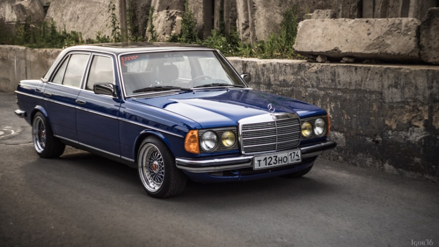 Mercedes-Benz W123 rines BBS RS 18″ 8.5J ET36 9.5J ET23