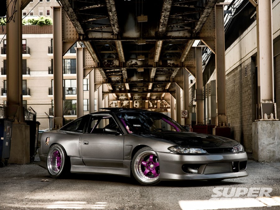 Nissan 180SX/200SX/240SX rines Work Meister S1 3P 18″ 10J 235/40 13J ET-36 285/45