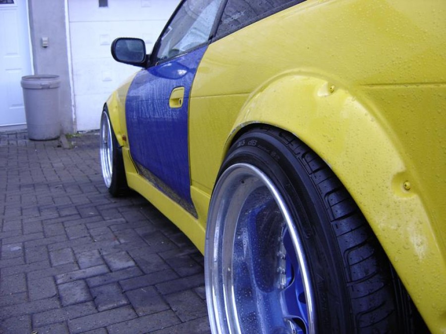 Nissan 180SX/200SX/240SX rines Work Meister S1 3P 18″ 9.5J ET-14 225/40 12J ET-47 275/35