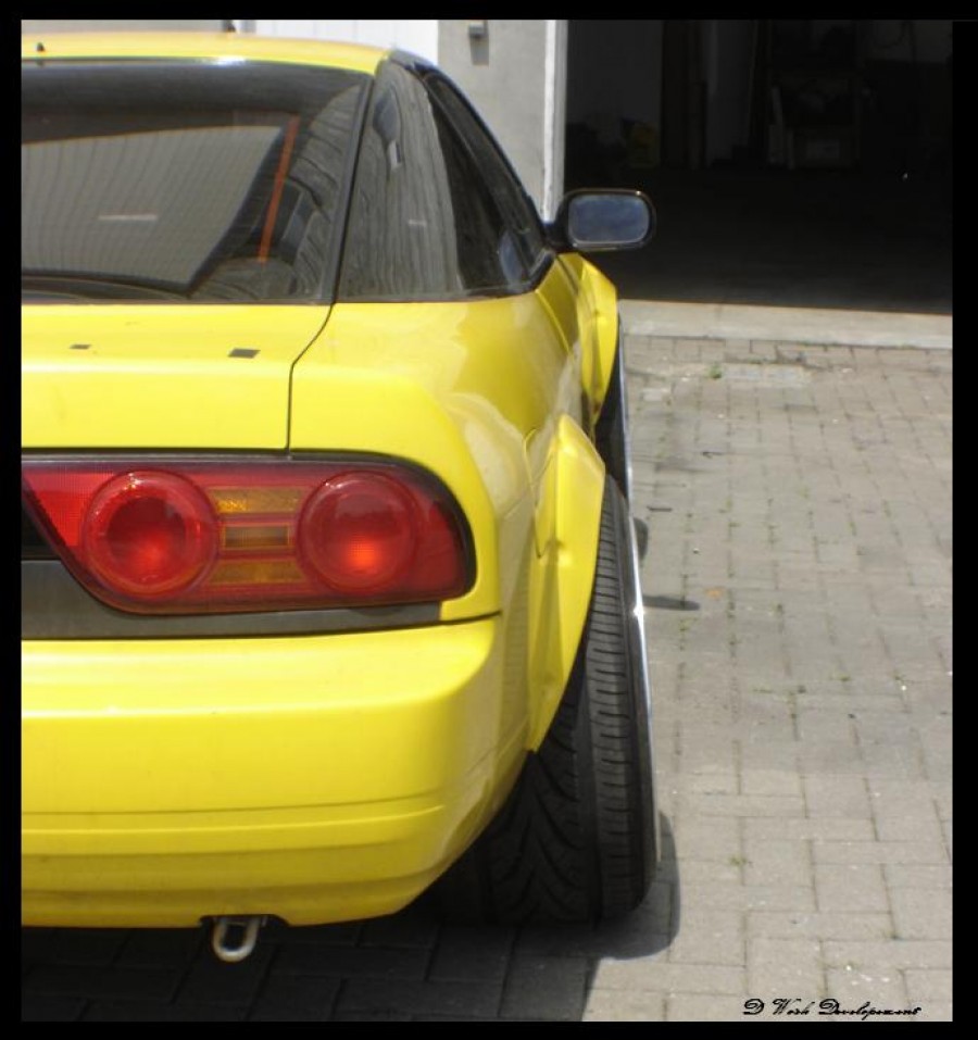 Nissan 180SX/200SX/240SX rines Work Meister S1 3P 18″ 9.5J ET-14 225/40 12J ET-47 275/35