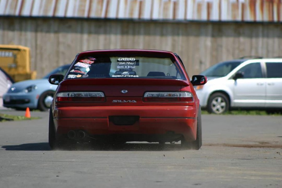 Nissan Silvia S13 rines AME F Zero 1 15″ 8.5J ET-6 205/50