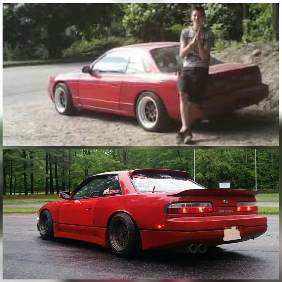 Nissan Silvia S13 rines AME F Zero 1 15″ 8.5J ET-6 205/50