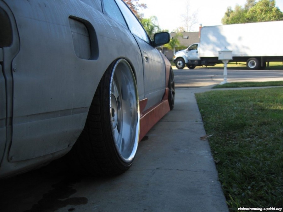 Nissan Silvia S13 rines Grenade GX-01 17″ 9J ET15 205/40 SSR Vienna Kreis 18″ 10J ET11 225/40