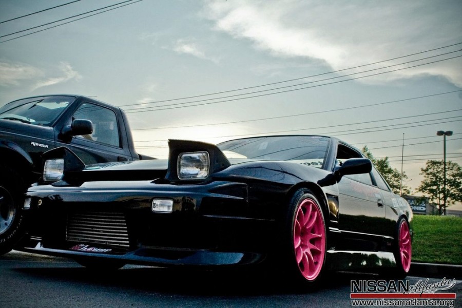 Nissan Silvia S13 rines Work Emotion CR KAI 17″ 9J ET17 225/45 18″ 9.5J ET12 245/40